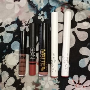 Nude Lip Bundle Nars Colourpop LA Girl